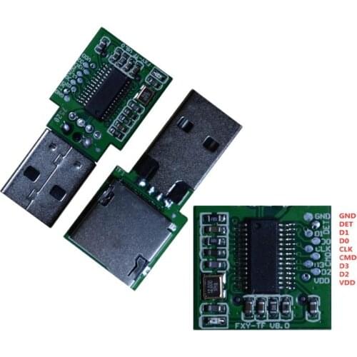 EMMC Programmers Anguo AU6438 card reader mobile phone font SP repair data recovery swipe to unlock ISP