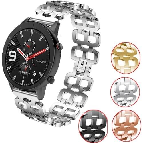 The New 22mm smart watch Strap for Xiaomi Huami Amazfit GTR 47/Haylou Solar LS05/GTR 2 quick release Stainless Steel Accessories