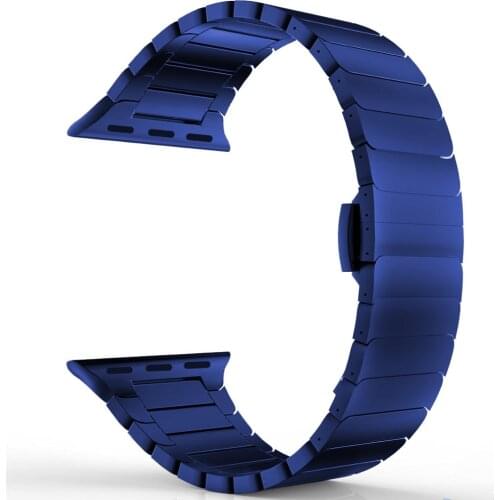 Stainless Steel strap for Apple Watch band 44mm 40mm iWatch band 42mm/38mm Butterfly Metal Bracelet Apple watch serie 5 4 3 se 6