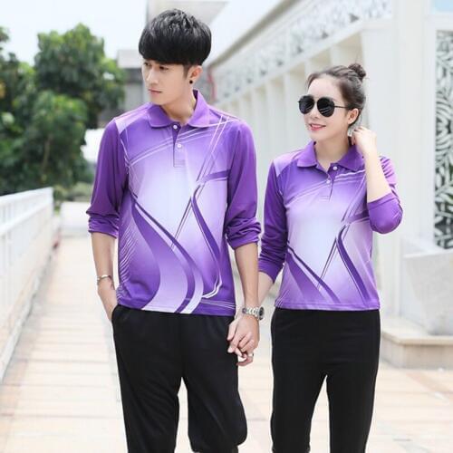 Long sleeve badminton shirt pants,badminton/tennis shirt men/women train jerseys shuttlecock jerseys tennis sportswear tracksuit