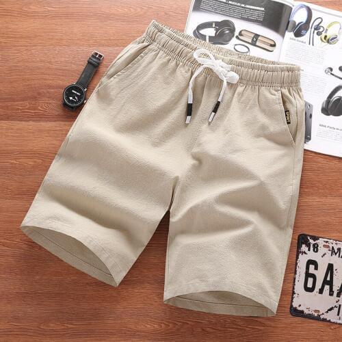 Shorts Men Summer Beach Short Male Casual Shorts Mens Solid Boardshorts High Quality Elastic Fashion Short Mens Joggers Bermuda