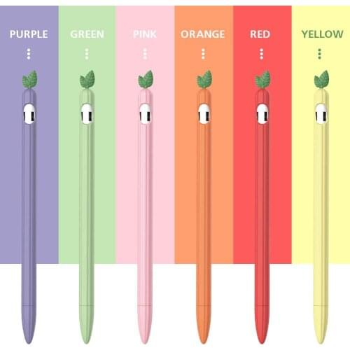 Silicone Compatible For Apple Pencil 1 2 Case Cute Protective Sleeve Pouch Case For Apple Pencil 1st 2nd Generation Touch Pen