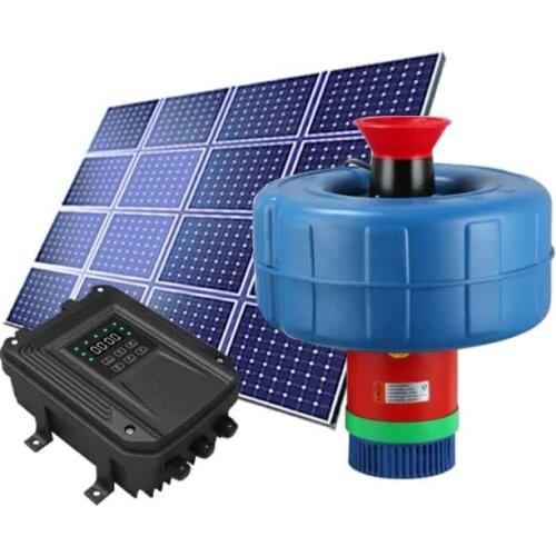 Solar powered pond aeration power systems energy aerator aerators for fish ponds