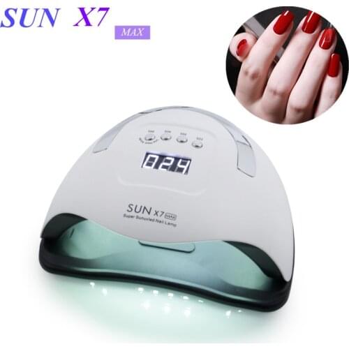 57 UV Leds SUN X7 MAX Nail Dryer 114W Led Lamp Manicure Tools For Quick Nail Curing With Smart Sensor 10/30/60/99 Time Setting