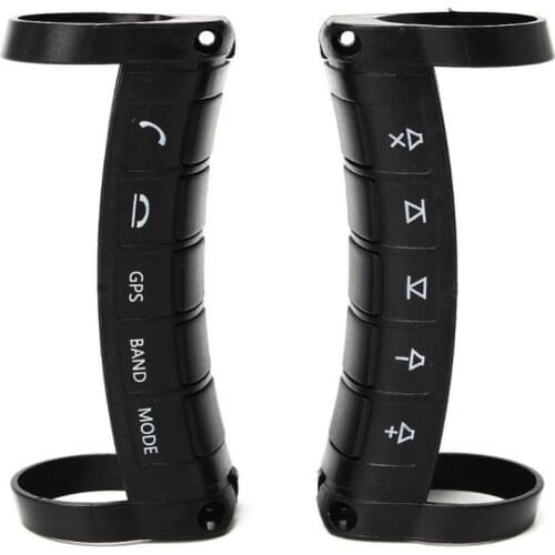 Universal Wireless Controller Buttons Car Stereo DVD GPS Steering Wheel Mount Remote Control Button