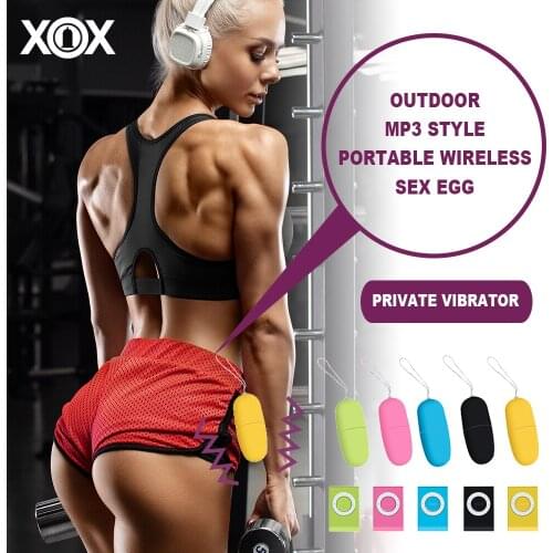 MP3 Style Vibrators Portable Wireless Sex Egg Waterproof Remote Control Women Outdoor Private Vibrating Eggs Toys Adult Products