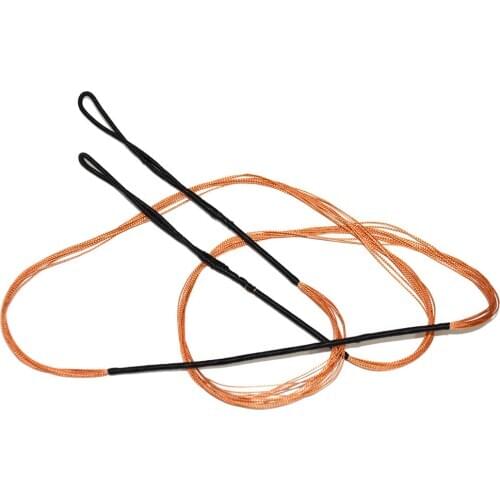 1pc Length 125-156cm Black&Orange Bowstring Archery Tyre Line & Nylon Bow String for Hunting Shooting Bow Bow Accessories