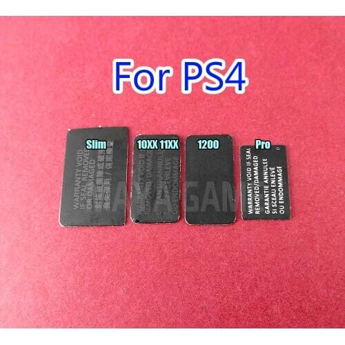 10pcs/lot For PS4 slim console Label Sticker Housing Shell Sticker Lable Seals for ps4 2000 1000 1100 1200 pro console