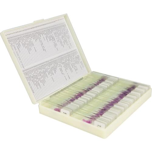 100PCS Human Pathological Section Specimen Microscopic Tissue Cell Observation Slice Higher Teaching Slide