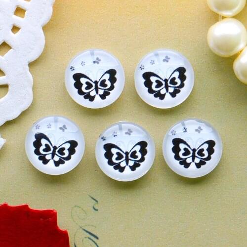 12mm 25mm 14mm 16mm 18mm 20mm Photo Glass Cabochons Round Cameo Set Handmade Settings Stone Animals 25