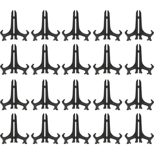 20 Pieces Plate Display Stand Pedestal Ornament Modern Display Stand Easel
