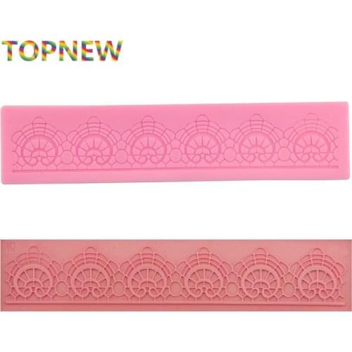 Big Lace Model Silicone Fondant Cookie Cutter Decoration baking DIY tools cake lace silicone mold kitchen gadgets 2315