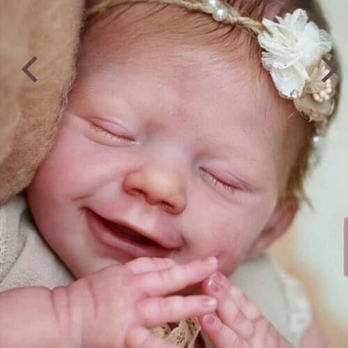 KEIUMI-20Inches DIY Blank Kits Reborn Baby Toys Soft Vinyl Unpainted Unfinishes Parts LoL Handmade Gifts Dolls For Girls