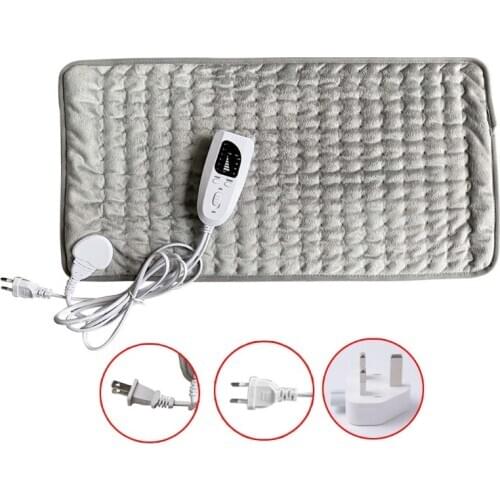 Electric Heating Pad Blanket for Back Pain Relief with Timer 6 Heat Settings Heated Pad Auto Off Body Warmer