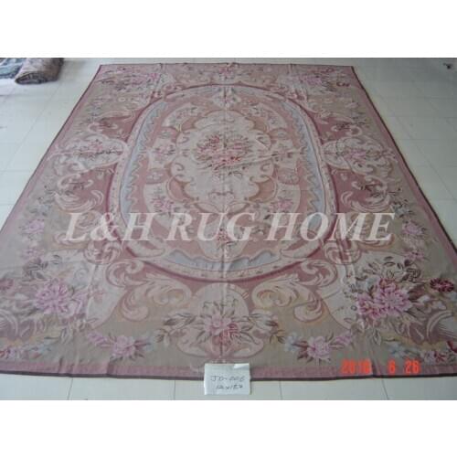 Free shipping 12'x18.3' European aubusson carpets European abusson hand weave carpets for home deocation