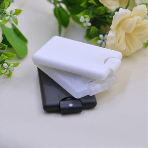 1000 pieces 20ml Spray Card Bottle 20ml Plastic Spray Perfume Bottle Empty Pocket Travel Bottle