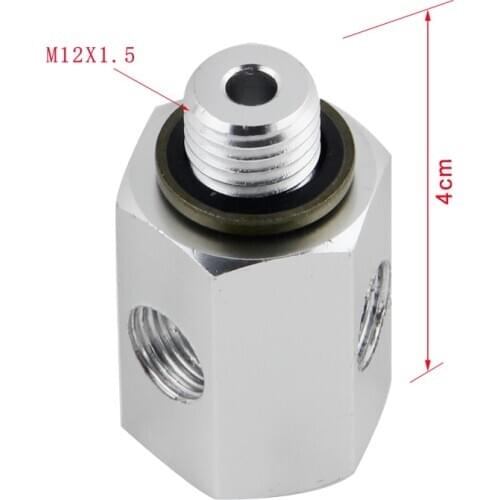 Oil Pressure Temperature Gauge Adaptor T Piece For BMW 3 Series E30 E36 3x 1/8npt Port