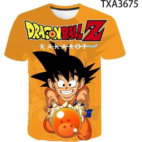 New Anime Dragon Fashion 3D Printed T-shirt Cool Men Women Children Casual Short Sleeve Streetwear Tops Boy Girl Kids DBZ Tee