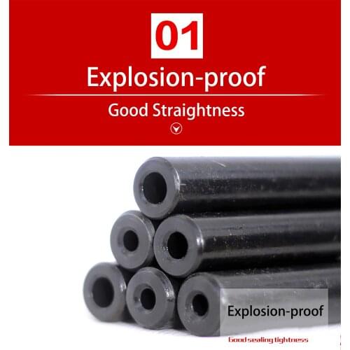 Hydraulic alloy precision steel tubes no rifling seamless steel pipe explosion-proof pipe