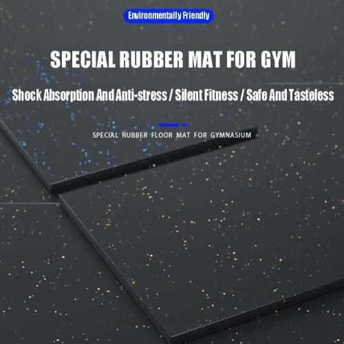 Hot sell 50*50 gym rubber Non-slip floor rubber cushion shock absorber plastic soundproof cushion playground outdoor floor tiles