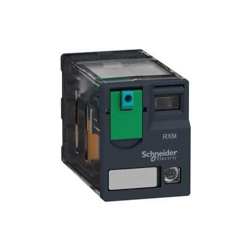 RXM2AB2ED Miniature plug-in relay, 12 A, 2 CO, LED, 48 V DC