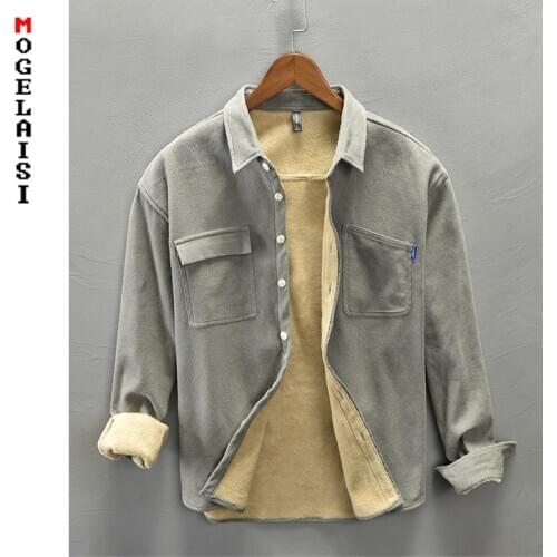Мужские флисовые рубашки MOGELAISI China At AliExpress