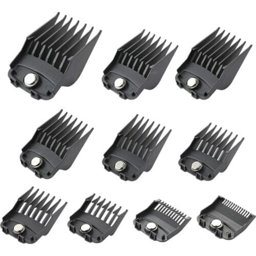 10PCS Hair Clipper Combs Guide Kit Magnetic Plastic Hairs Trimmer Limit Comb Attachments Cutting Tool High Quality and Brand New