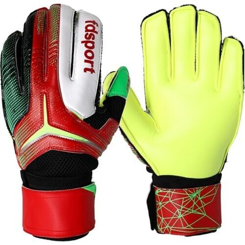 New Mens Soccer Goalkeeper Gloves Professional Full Latex Soccer Goalie Training Gloves Football Protection Keeper Gloves Adult