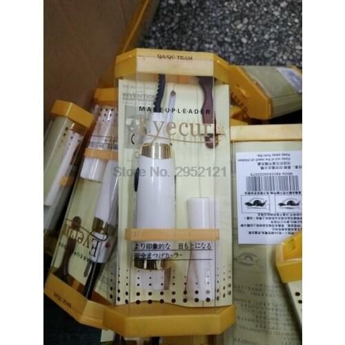 By dhl or ems 50pcs Electric Heated Eyelash Long-Lasting Electric Ironing Eyelash Curler Device For Beauty Gift hot