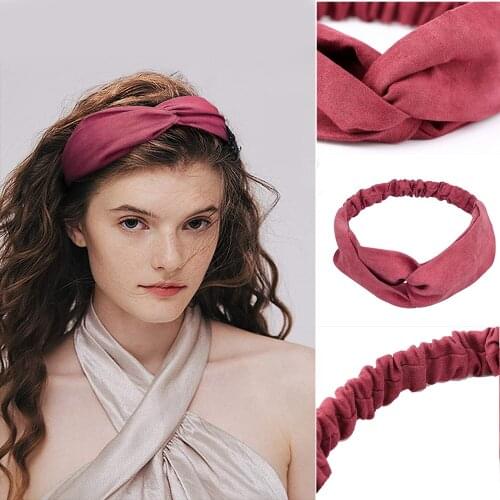 22 Colors Girls Cross Headband for Hair Fashion Headbands for Women Hair Accessories Wash Face Hair Band Makeup Headwear 2021
