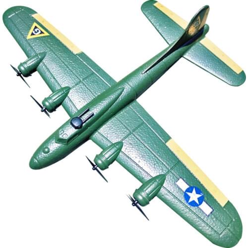 CSOC RC Airplane Planes Remote-Controlled Aircraft B17 Drop-Resistant Fixed-Wing Glider Foam Aircraft