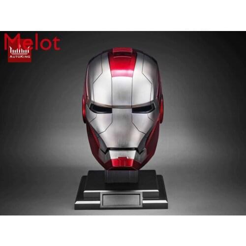 High-End Customization 1 to 1 Wearable Suitable for Iron Man Mk5 Voice Control Deformation Helmet Cool Language support English