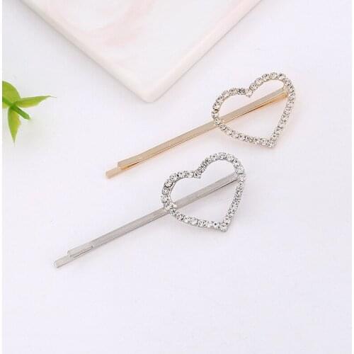 Stainless Steel Hairpin Korean Version Hair Accessories Claw Chain Geometry Word Folder Net Red Ins Popular Wholesale