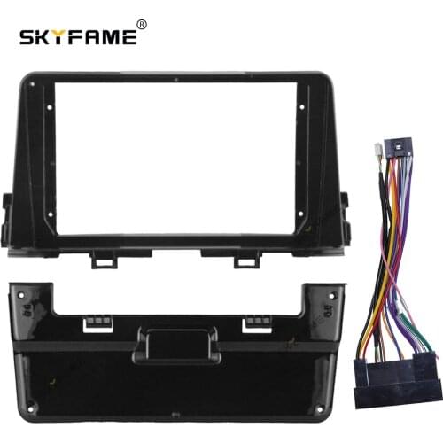 SKYFAME Car Frame Cable For KIA PICANTO RIO Morning 2017+ Screen Dask Kit Fascia Frame