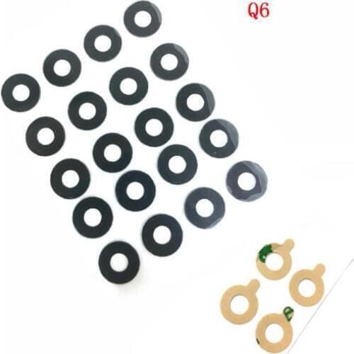 10pcs Rear Back Camera Glass Lens Cover For LG Q6 With Adhesive Sticker Replacement Parts