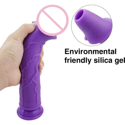 2020 24.5*4.5cm Super Big Dildos For Women Men Dildo Suction Cup Realistic Penis Lay on Wall Huge Thick Penis Dick Accessory