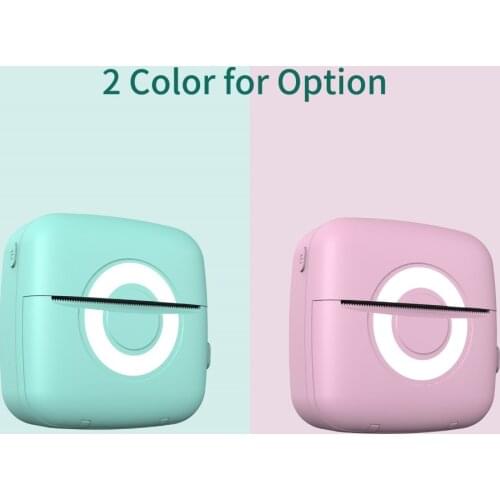 New Photo Printer Thermal Printer Mini Portable Printer Receipt Home Use Office Fast Printing Printer Gift for Kids