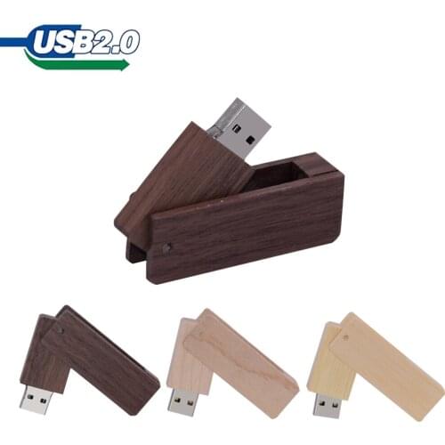 Over 10 PCS free logo)wooden usb 2.0 disk flash drive memory stick mini 4gb 128gb logo engravement wood high quality fast speed