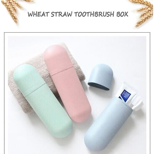 1PC Toothbrush Box Portable Toothbrush Storage Box Travel Camping Toothbrush Box Safe And Healthy Bathroom Storage Box Wash