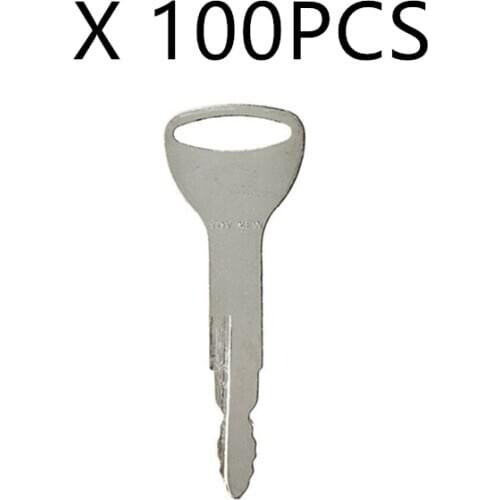 100 Pcs Toynew Ignition Key For Toyota Forklift (Newer), Part Number A62597