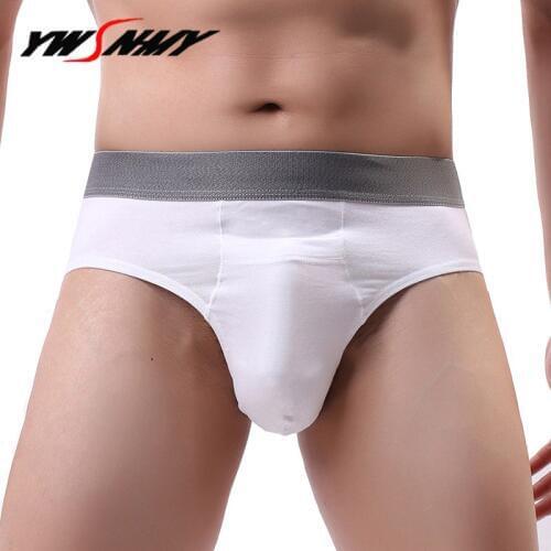 2Pcs Men Briefs Underwear Mens Sexy Breathable Brief Underpants Cotton Comfortable Homme jockstrap Cueca Masculina Male Panties