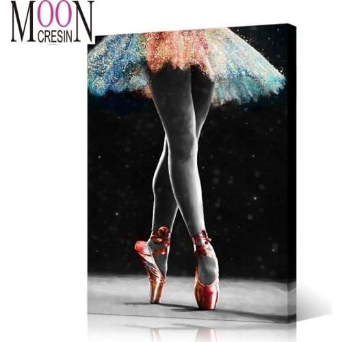 Diy Diamond Painting Dancers legs Art dance Diamond Mosaic Full Square Round Drill Diamond Embroidery Cross Stitch Rhinestones