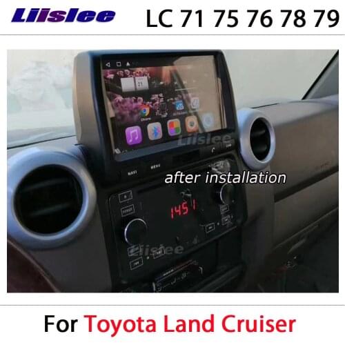 Car GPS Android Multimedia For Toyota Land Cruiser LC 71 75 76 78 79 2005-2020 Radio Audio DVD Player Screen Navigation System