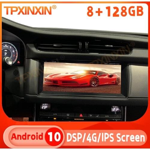 For Jaguar XF XFL 2016-2018 Android 10.0 6+128GB Car GPS Navi Multimedia Player Auto Stereo Radio Recorder Head Unit DSP Carplay