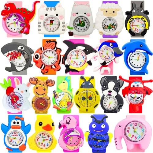 30 New Styles Children Kids Quartz Watches Cartoon Dinosaur Boy Girl Bracelet Child Digital Wrist Watch Gift Baby Learn Time Toy