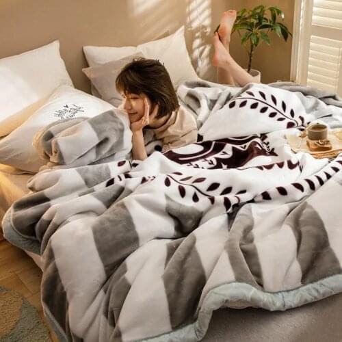 Formtheo Fleece Blankets On The Sofa