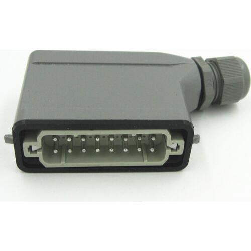 HDC-HA-016-M Close Shell Side Come Heavy Load Connector 16 Core 16A