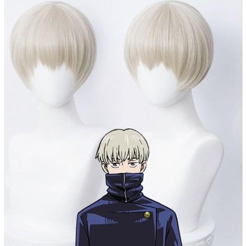Jujutsu Kaisen Anime Toge Inumaki Cosplay Costume Wig Top+Pants kids adult size Halloween Christmas Party School Uniform Outfits