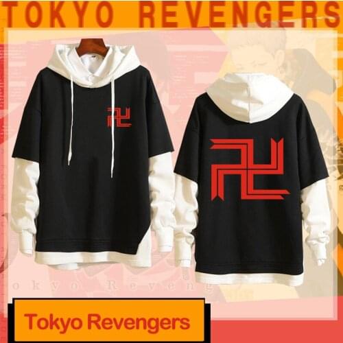 Anime Tokyo Revengers Cosplay Costume Hooded Sweater Manjiro Sano Ken Ryuguji Coat Sweatshirt Autumn Spring Men Women Top Outfit