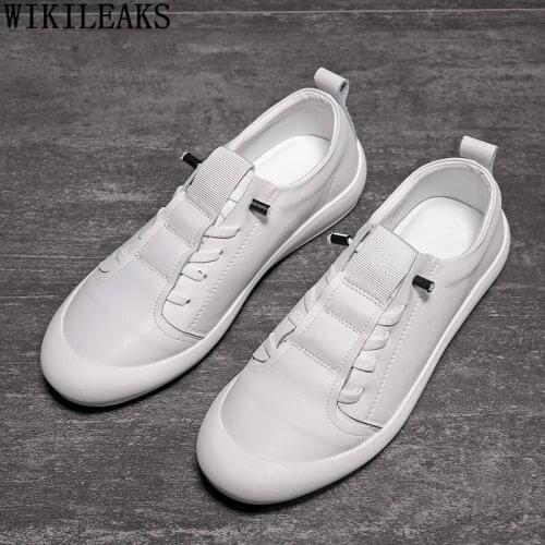 Casual Men Sneakers Leather Casual Shoes White Trainers Mens Shoes Running Shoes Men 2021 Zapatillas Sneakers Chaussures scarpe